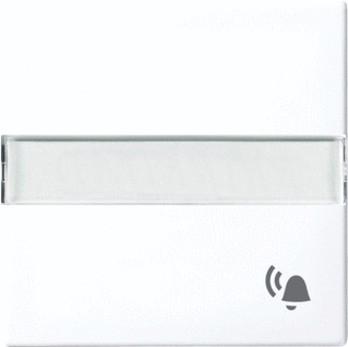 Busch-Jaeger Afdekking Wipschakelaar bel Busch-balance SI Wit, Zuiver wit (RAL 9010) 2CKA001731A2015