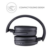 Boompods Headpods ANC Over Ear koptelefoon Bluetooth Zwart Noise Cancelling Volumeregeling, Vouwbaar - thumbnail