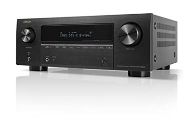 Denon AVR-X3800H 9,4-Ch-ontvanger (model 2022) - 8K UHD Home Theater AVR (105W X 9) Ingebouwde Bluetooth, Wi-Fi en HEOS streaming in meerdere kamers, Dolby Atmos, DTS:X, IMAX Enhanced & Auro 3D