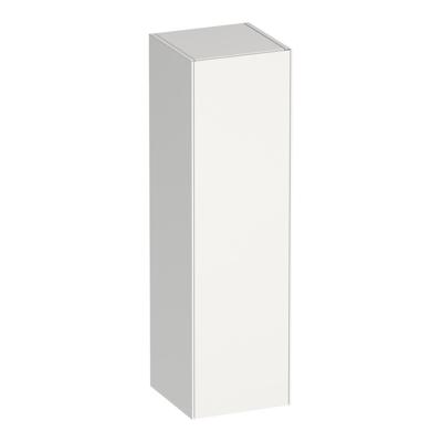 Brauer Inspire - Hoge Kast - 120 cm - 1 Deur - Greeploos - Linksdraaiend - Hoogglans Wit