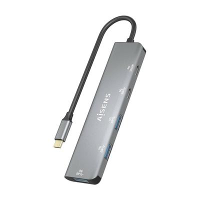 Aisens USB-hub, A109-0857, grijs, 1 stuk