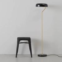 Dutchbone Vloerlamp 'Eclipse' 130cm, kleur Zwart - thumbnail
