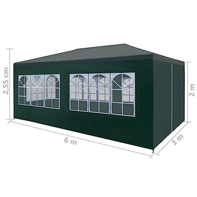 VidaXL Partytent 3x6 m groen VidaXL Partytent 3x6 m groen