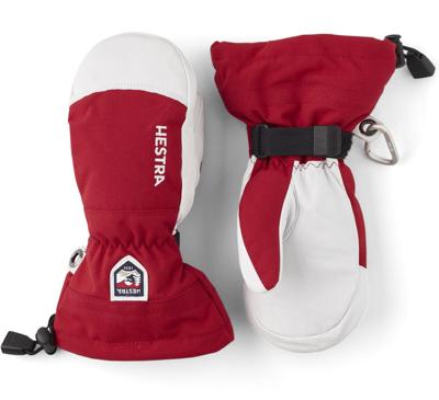 Hestra Army Leather Heli Ski Jr. - Kinder Want Red 6