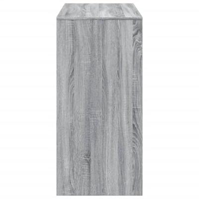 Bartafel 102x50x103,5 cm bewerkt hout grijs sonoma eikenkleur