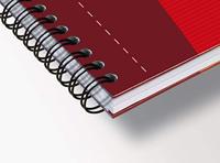 Oxford Office Essentials notitieboekje, 180 bladzijden, ft 9 x 14 cm, geruit 5 mm, geassorteerde kleuren - thumbnail