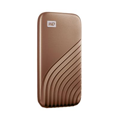 WD My Passport 500 GB Externe SSD harde schijf (2,5 inch) USB-C Goud WDBAGF5000AGD-WESN WD My Passport 500 GB Externe SSD harde schijf (2,5 inch) USB-C Goud WDBAGF5000AGD-WESN
