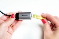 Verbatim USB-C Adapter [1x USB-C stekker - 1x RJ45-bus] 49146 0.10 m - thumbnail