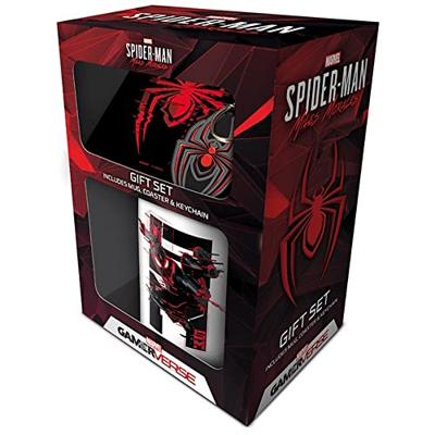 Marvel Mug, Coaster and Keychain Set Spider-Man Miles Morales Web Glitch