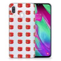 Samsung Galaxy A40 | Siliconen Case | Paprika Red - thumbnail