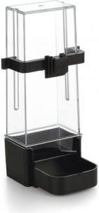 Voeder- en drinkfontein voor parkiet zwart