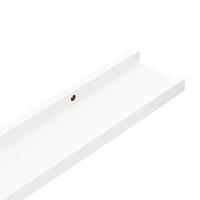 Wandschappen 4 st 40x9x3 cm wit - thumbnail