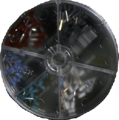 Knipex 97 99 905 Assortiment adereindhulzen 0.25 mm², 0.34 mm², 0.5 mm², 0.75 mm², 1 mm² Deels geïsoleerd Blauw, Turquoise, Wit, Zwart, Rood 150 stuk(s)
