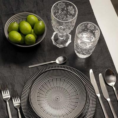 Kare Waterglas Ice Flowers Clear