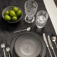 Kare Waterglas Ice Flowers Clear - thumbnail