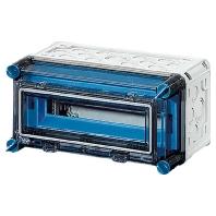 Hensel 2000600 Mi 1111 Kleine verdeelkast Opbouw (op muur) Aantal groepen: 12 Aantal rijen: 1 Inhoud: 1 stuk(s) - thumbnail