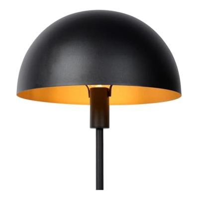 Lucide SIEMON - Tafellamp - Ø 25 cm - 1xE14 - Zwart