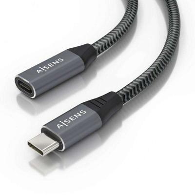 Aisens USB-verlengkabel, A107-0636, grijs, 2 m (1 stuk)