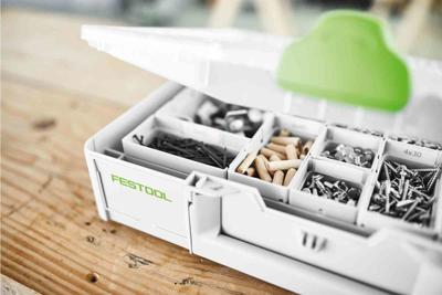 Festool Accessoires sys3 org l 89 systainer organizer | inclusief 20 inzetbakjes - 204856