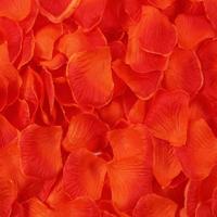 1000 PCS kunstmatige bruiloft steeg bloemblaadjes bloemen bruiloft decoraties (Sunset Red) - thumbnail
