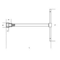 Beta T-soksleutels 950 10 - 009500010 - thumbnail