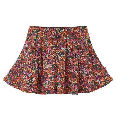 Kinderrokje met bloemenprint 140 meerkleurig Kinderrokje met bloemenprint 140 meerkleurig