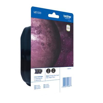 Brother LC-1220BKBP2 inktcartridge