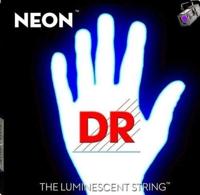 DR Strings NWE-10 Hi-Def Neon White Medium 10-46 elektrische gitaarsnaren - thumbnail