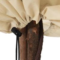 VidaXL Plantenhoezen met trekkoord 8 st 70 g/m² 0,8x0,8 m - thumbnail