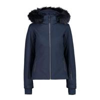 CMP Zip Hood Jas Dames Softshell Black Blue 36 - thumbnail