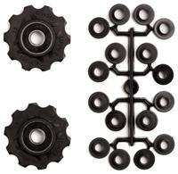 Shimano Derailleurwieltjes 10 tanden 8s zwart 2 stuks - thumbnail