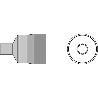 Weller T0058768744 Hetelucht mondstuk Heteluchtmondstuk Grootte soldeerpunt 7 mm Inhoud: 1 stuk(s)