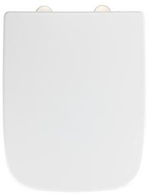 Wenko Toiletbril 37,5 X 46,5 Cm Rvs Wit