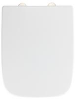 Wenko Toiletbril 37,5 X 46,5 Cm Rvs Wit - thumbnail