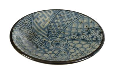 Mashiko Sojasaus Schaal Blauw/Groen - 9.5 x 2cm