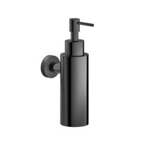 Zeepdispenser Hotbath Cobber Wandmodel Zwart Chroom - thumbnail