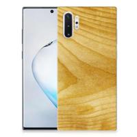 Samsung Galaxy Note 10 Plus | Bumper Hoesje | Licht Hout - thumbnail