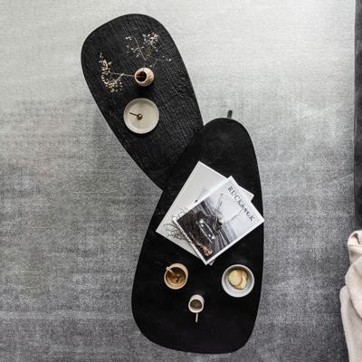 WOOOD Bijzettafel 'Triangle' Set van 2 stuks, kleur zwart WOOOD Bijzettafel 'Triangle' Set van 2 stuks, kleur zwart