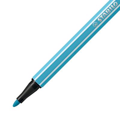 Viltstift stabilo pen 68/57 m azuurblauw | 10 stuks