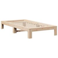 Bedframe zonder matras massief grenenhout 90x190 cm - thumbnail