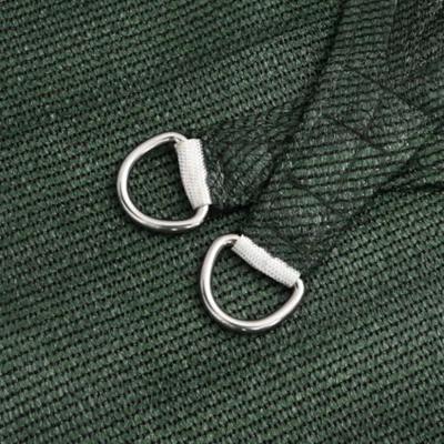 VidaXL Zonnezeil 160 g/m² 2,5x5 m hdpe donkergroen