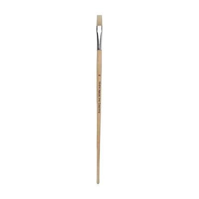 Creativ Company Nature line kwasten, afm 14, l: 32 cm, b: 12 mm, lange steel, 12 stuk/ 1 doos