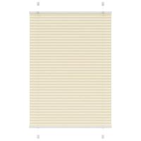 Pliss rolgordijn 90x100 cm stofbreedte 89,4 cm polyester crme - thumbnail