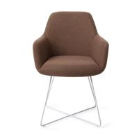 Jesper Home Eetkamerstoel 'Hiroo' Cross White, kleur Rustic Rye - thumbnail