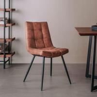 Tower Living Eetkamerstoel 'Navarra' kleur Cognac - thumbnail