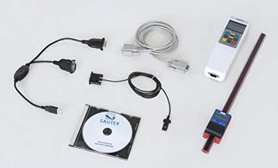 Sauter AFH FD Analysesoftware krachttraject met grafische weergave van het meetverloop