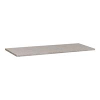 Wastafelblad Beton 119.5x45.7x2.5 cm Beton Grijs Sanitop - thumbnail