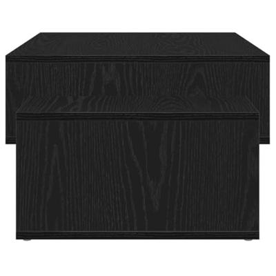 Salontafel 105x55x32 cm bewerkt hout zwart eikenkleur