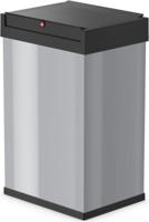 Hailo 0840-121 Big-Box Swing L Prullenbak 35L Zilver/Zwart - thumbnail