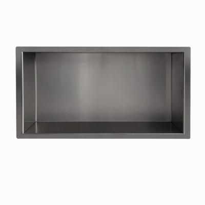 Wiesbaden Inbouwnis Novi 30x60x10 cm Gunmetal